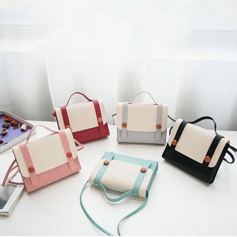 Fashion Character Color Collision Waterproof Pu Leather Handbags Women's Leather Messenger Bag, Multi color
Fashion Character Color Collision Waterproof Pu Leather Handbags Women's Leather Messenger Bag, Multi color