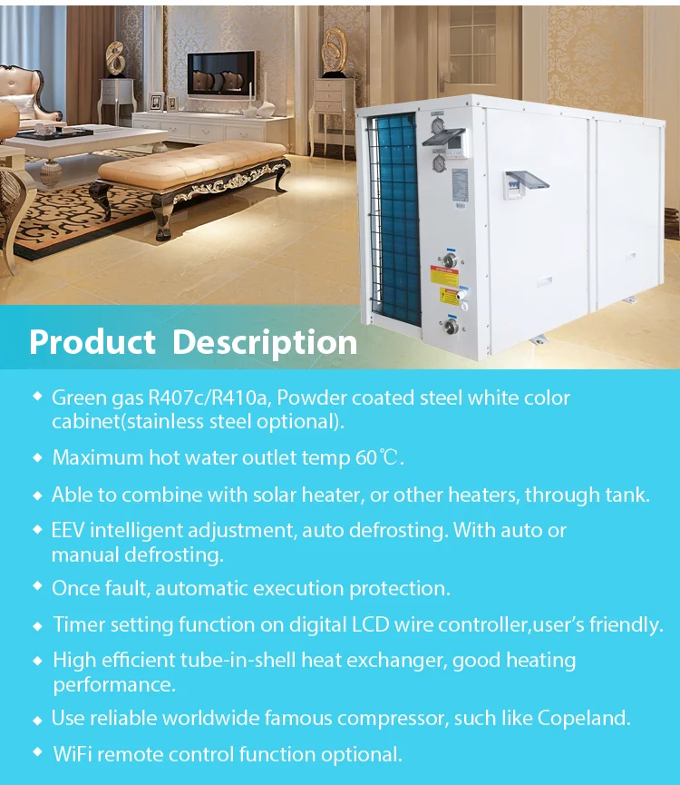 Water Source Heat Pump, 38kw, 40kw - detail 6