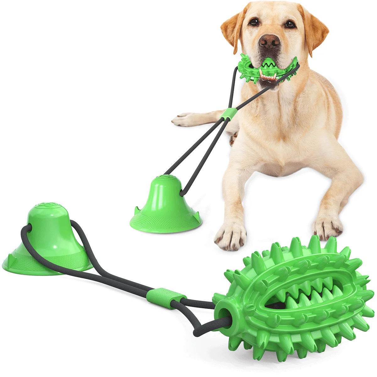 High Quality Bite Resistant Teeth Cleaning Rubber Chew TPR Pet Dog Toy, Yellow/blue/green
High Quality Bite Resistant Teeth Cleaning Rubber Chew TPR Pet Dog Toy, Yellow/blue/green