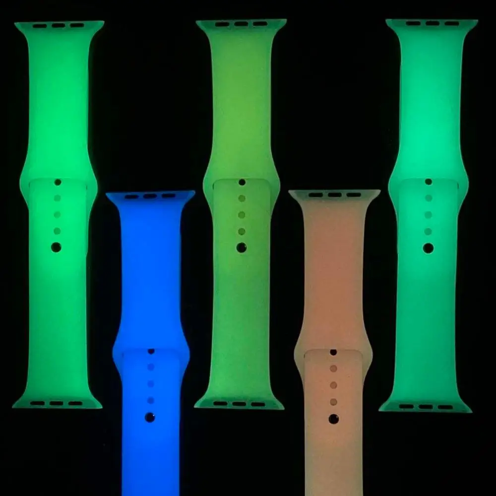 For Luminous Apple 6 SE Watch Strap 38mm 44mm 45mm Night Glow Watch Band Fluorescent White Green iWatch Band
For Luminous Apple 6 SE Watch Strap 38mm 44mm 45mm Night Glow Watch Band Fluorescent White Green iWatch Band