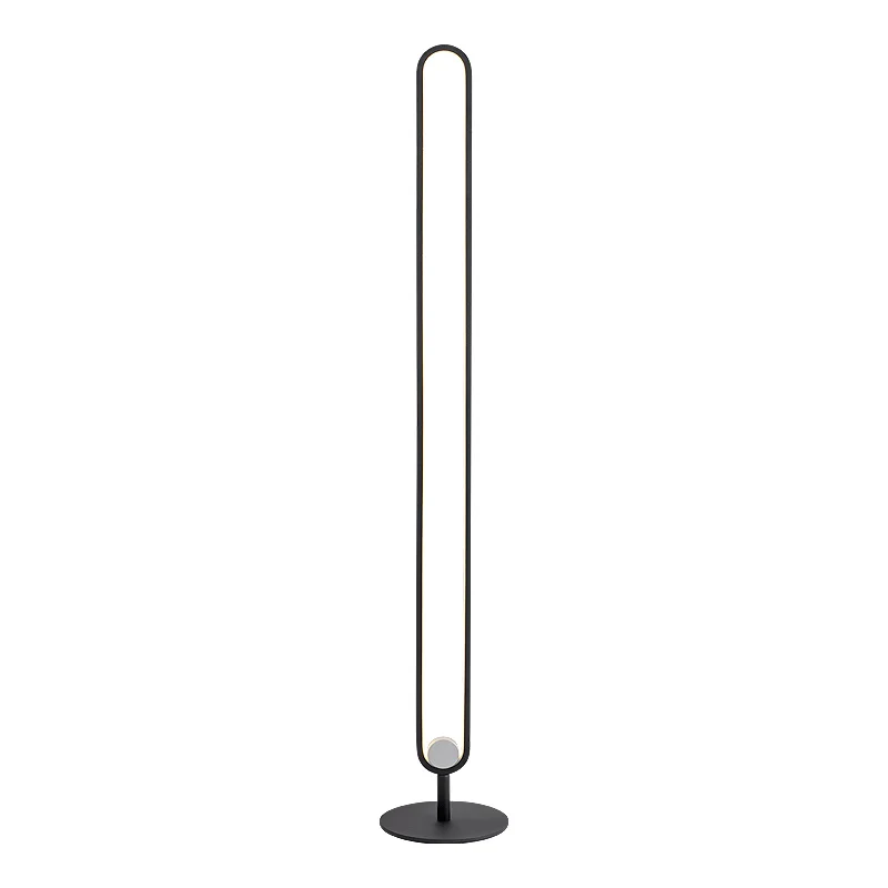 Dimmable slim linear nordic style stand lamp for living room LED floor light