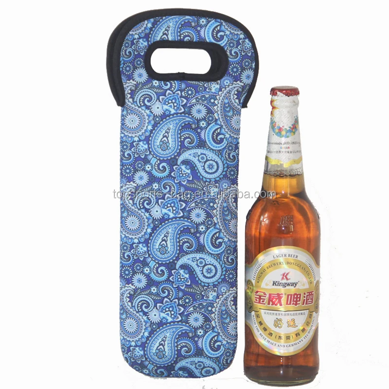 Full Printing Custom Logo 750 ML Neoprene Wine Bottle Sleeve Carrier Bag for Picnic Outdoor, Blue or custom
Full Printing Custom Logo 750 ML Neoprene Wine Bottle Sleeve Carrier Bag for Picnic Outdoor, Blue or custom
