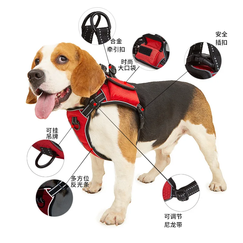 Hot Selling Multifunctional Waterproof Pet Dog Vest Style Harness Set with Treat Pack
Hot Selling Multifunctional Waterproof Pet Dog Vest Style Harness Set with Treat Pack