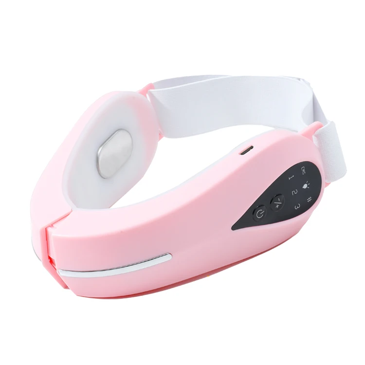 EMS face slimming double chin remove v belt face lift device with Red and blue skin rejuvenation, White
EMS face slimming double chin remove v belt face lift device with Red and blue skin rejuvenation, White