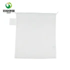 custom drawstring cotton mesh reusable shopping bags washable