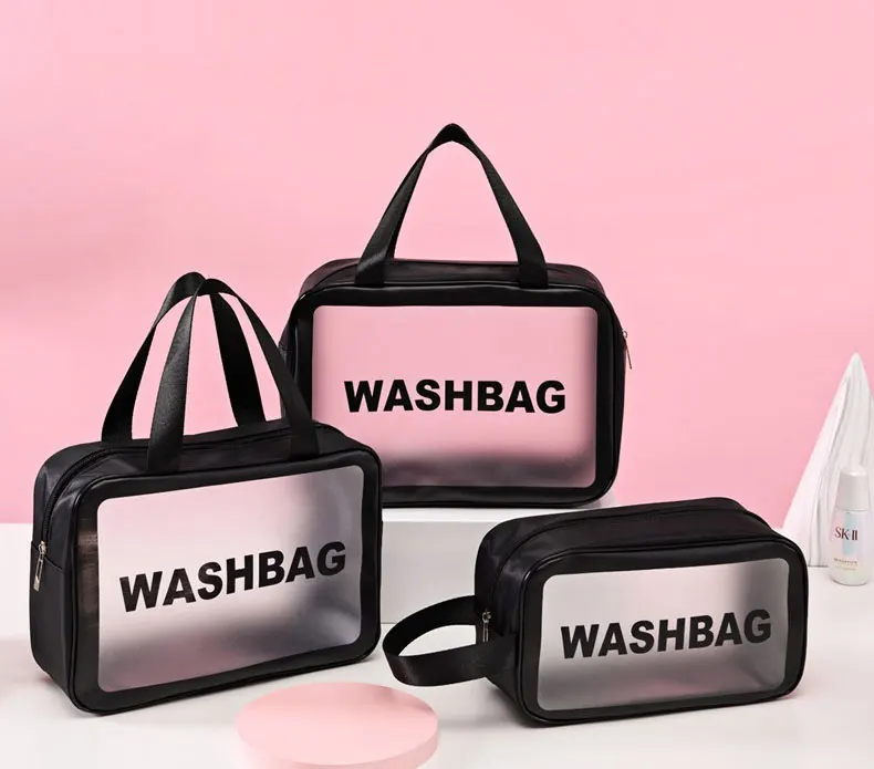 Custom Logo Wholesale Waterproof Pink Transparent PVC Clear Cosmetic Bags Case Set Women Travel Makeup Toiletry Bag With Handle, Pink/black/white
Custom Logo Wholesale Waterproof Pink Transparent PVC Clear Cosmetic Bags Case Set Women Travel Makeup Toiletry Bag With Handle, Pink/black/white