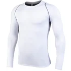 OEM Sports Fitness Polyester Quick Dry Workout Long Sleeve Sports Wear For Men