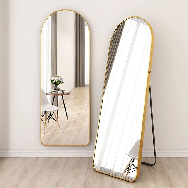 Modern Style Bedroom Dressing Full Length Floor Standing Mirror Wall-Mounted Full Length Mirror, Gold/black/silver/grey/bronze/white
Modern Style Bedroom Dressing Full Length Floor Standing Mirror Wall-Mounted Full Length Mirror, Gold/black/silver/grey/bronze/white