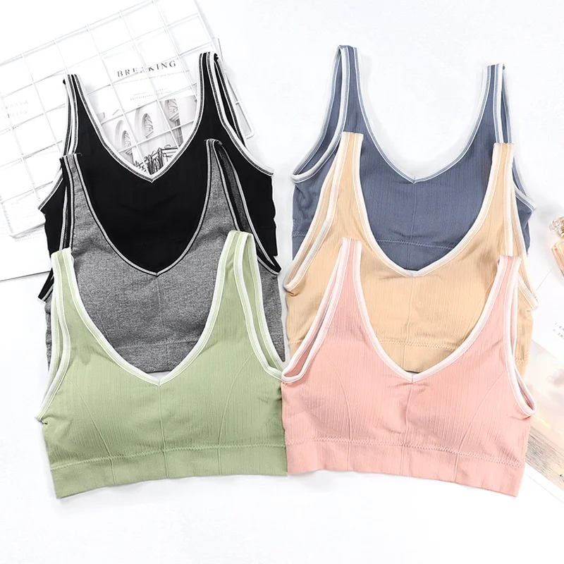 Han Edition Seamless Yoga Sports Brassiere Lady Gym Fitness Casual Vest Seamless Bra, Black, gray
Han Edition Seamless Yoga Sports Brassiere Lady Gym Fitness Casual Vest Seamless Bra, Black, gray