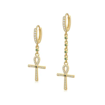 MYSO New Ins Fashion Cross Earrings Exquisite Earrings For Women Simplicity Cross Earrings
MYSO New Ins Fashion Cross Earrings Exquisite Earrings For Women Simplicity Cross Earrings