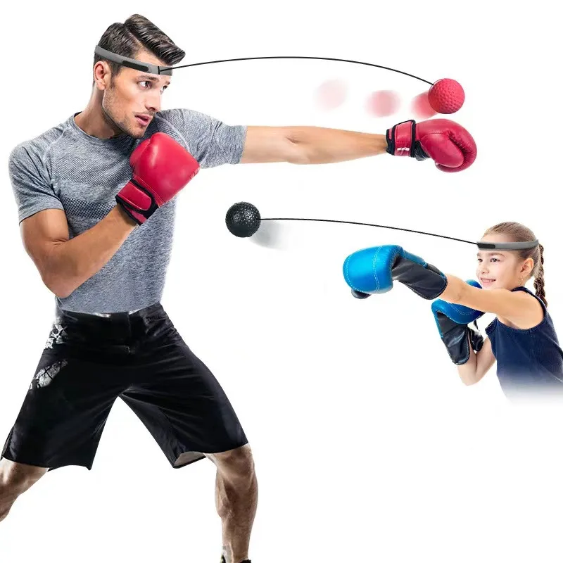 Real Kick Reaction Speed Head Band Pu Boxing Reflex Ball Gym Equipment, Black/red
Real Kick Reaction Speed Head Band Pu Boxing Reflex Ball Gym Equipment, Black/red