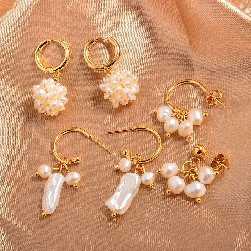 Stainless Steel Keshi Hawaiian Freshwater Mother of Pearls Earrings Bead Jewelry Fresh Water Pearl Earring
Stainless Steel Keshi Hawaiian Freshwater Mother of Pearls Earrings Bead Jewelry Fresh Water Pearl Earring