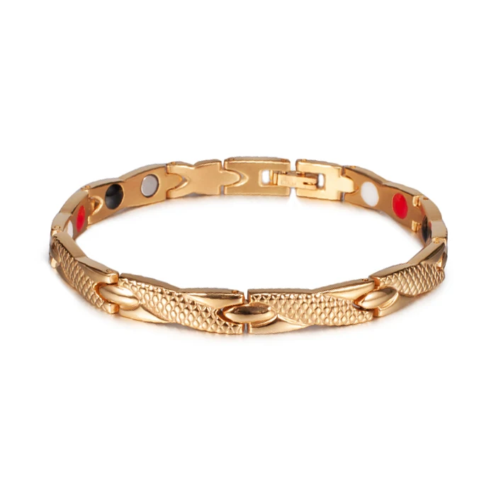 Health Energy Bracelet Male Cross Stainless Steel Magnetic Bracelet Men Gold-color Chain Link Bracelet for Men Jewelry, Silver
Health Energy Bracelet Male Cross Stainless Steel Magnetic Bracelet Men Gold-color Chain Link Bracelet for Men Jewelry, Silver