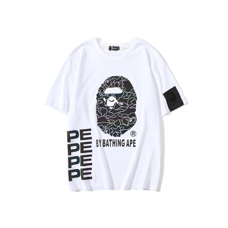 Reflective Printing New Fashion Short Sleeve 2021 Colored Cartoon Summer Crew Neck Unisex T Shirt Men Cotton, As picture
Reflective Printing New Fashion Short Sleeve 2021 Colored Cartoon Summer Crew Neck Unisex T Shirt Men Cotton, As picture