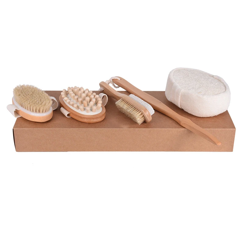 4 PCS Natural Skin Care Clean Bathroom Loofah Sponge Spa Bath Masssge Body Brush Set
4 PCS Natural Skin Care Clean Bathroom Loofah Sponge Spa Bath Masssge Body Brush Set
