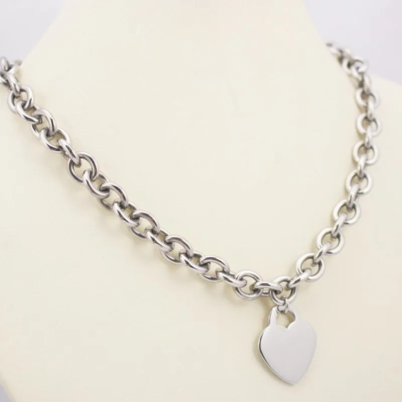 High Quality Fashion Jewelry Women Girls Heart Charm Wedding Love Pendent Stainless Steel Chain Necklace
High Quality Fashion Jewelry Women Girls Heart Charm Wedding Love Pendent Stainless Steel Chain Necklace