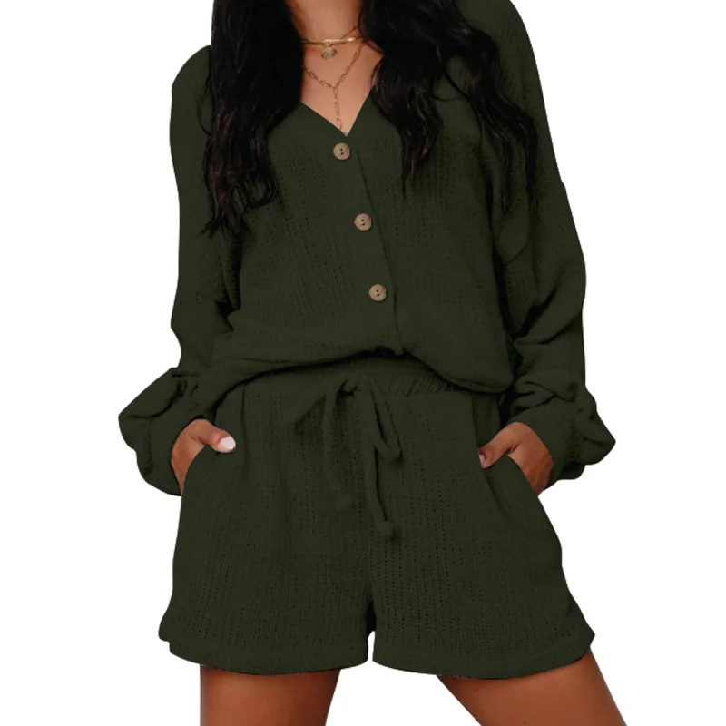 High Quality Comfortable Female Solid Streetwear Long Sleeve Causal Women Waffle Suit, Gray, black, army
High Quality Comfortable Female Solid Streetwear Long Sleeve Causal Women Waffle Suit, Gray, black, army