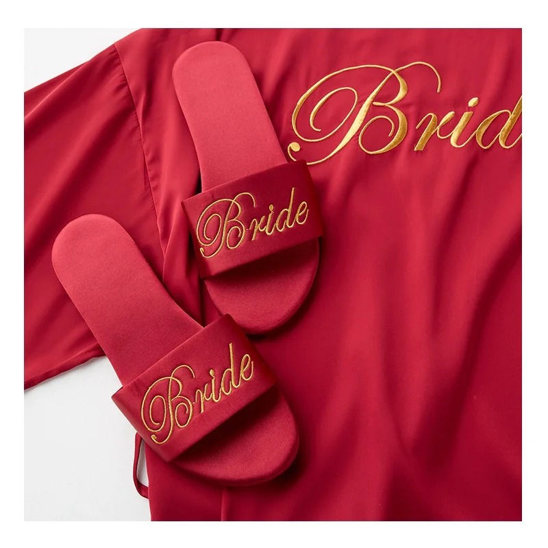 Wedding Party Satin Slippers for Bride Bridesmaid Wedding Gift Silk Flip Flop Bachelorette Party Team luxury Sandals D0289, Picture
Wedding Party Satin Slippers for Bride Bridesmaid Wedding Gift Silk Flip Flop Bachelorette Party Team luxury Sandals D0289, Picture