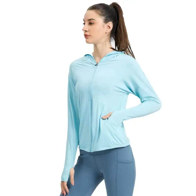 Summer yoga fitness thin cardigan sunscreen stretch running long sleeves show thin yoga jackets, As picture
Summer yoga fitness thin cardigan sunscreen stretch running long sleeves show thin yoga jackets, As picture