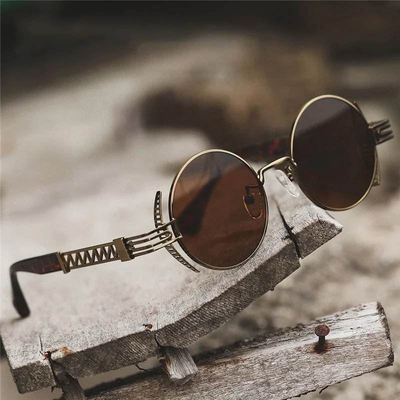 New fashionable metal circle sun glasses custom logo eyewear brand design vintage round steampunk sunglasses women men 2022
New fashionable metal circle sun glasses custom logo eyewear brand design vintage round steampunk sunglasses women men 2022