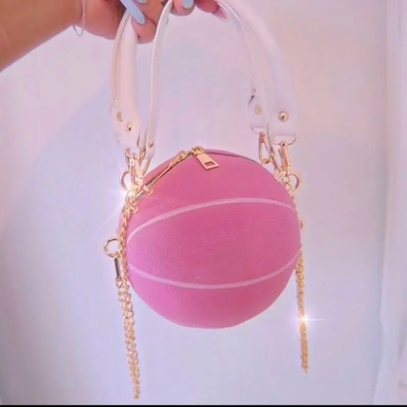 Wholesale Good Quality Wholesale Round Basketball Purse Handbags, Any color as pictured
Wholesale Good Quality Wholesale Round Basketball Purse Handbags, Any color as pictured