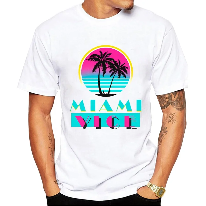 Wholesale New Miami Vice T-Shirts Men Women Hip Hop T Shirt High Quality Tops Creative T Shirt Vaporwave Aesthetic Clothes
Wholesale New Miami Vice T-Shirts Men Women Hip Hop T Shirt High Quality Tops Creative T Shirt Vaporwave Aesthetic Clothes