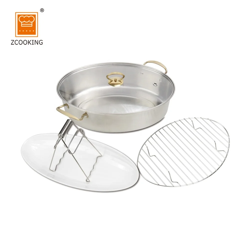 SS304 Stainless Steel Fish Oval Shape Steamer Pot With Ceramic Plate 5pcs, Stianless steel original color
SS304 Stainless Steel Fish Oval Shape Steamer Pot With Ceramic Plate 5pcs, Stianless steel original color