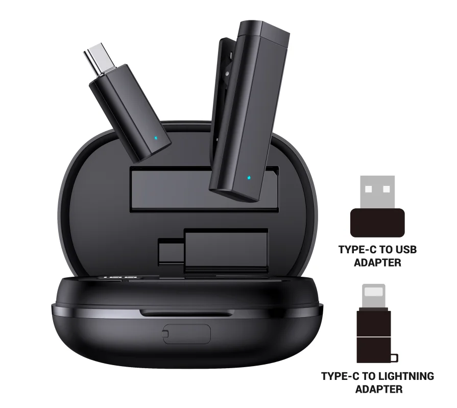 USAMS Wireless Rechargeable Microphone Mini Environmental Noise Reduction Interview Lavalier Wireless Microphone For Video
USAMS Wireless Rechargeable Microphone Mini Environmental Noise Reduction Interview Lavalier Wireless Microphone For Video