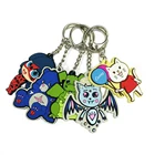 Custom rubber 3D soft pvc keychain brand logo pvc key chains