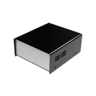 Manufacturer custom fabrication sheet enclosure case electronic black metal box