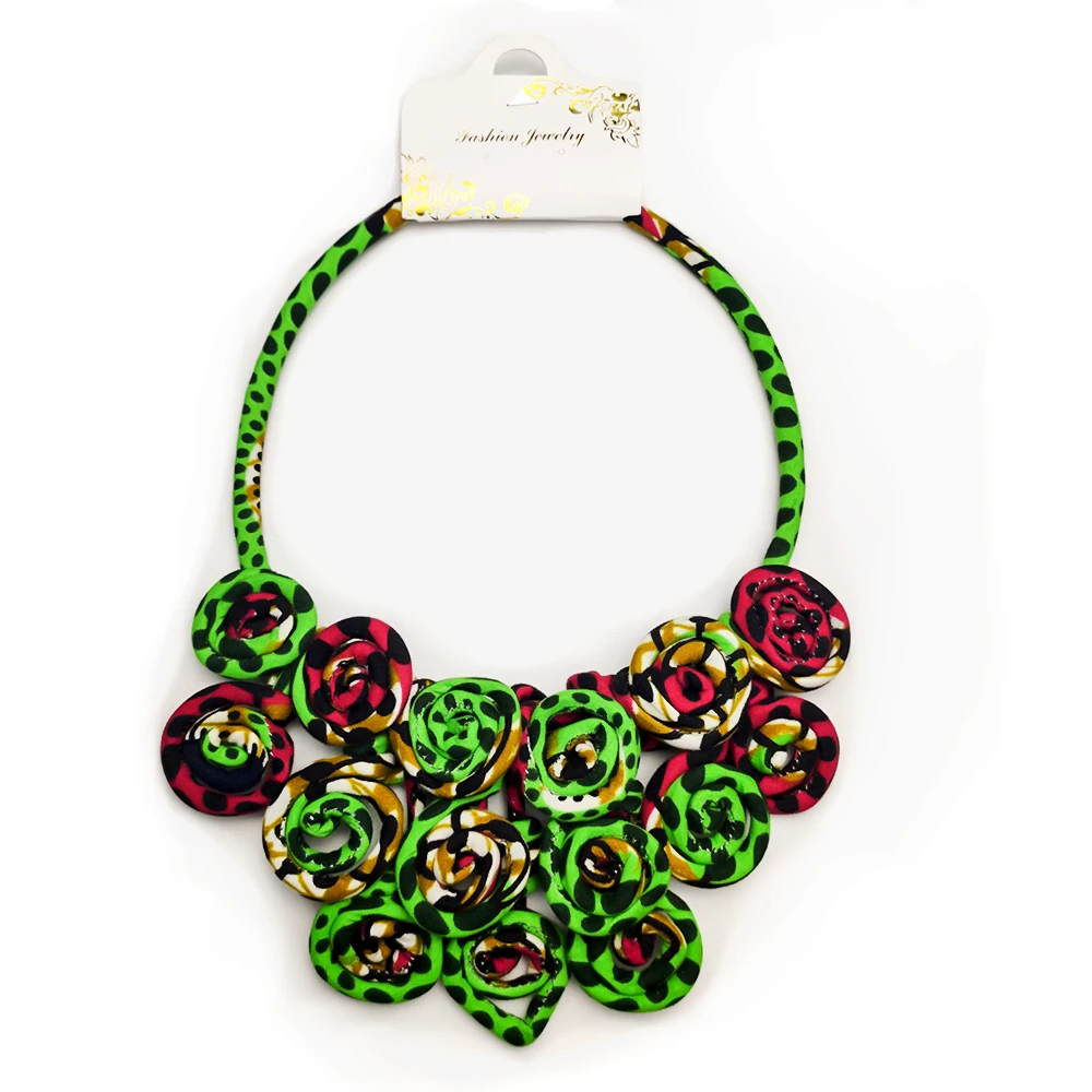Traditional african Necklace African print Jewelry Casual Women ankara Accessories, Customized color
Traditional african Necklace African print Jewelry Casual Women ankara Accessories, Customized color