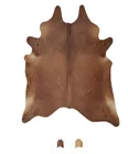 Full piece leather cowhide rug design luxury genuine rug