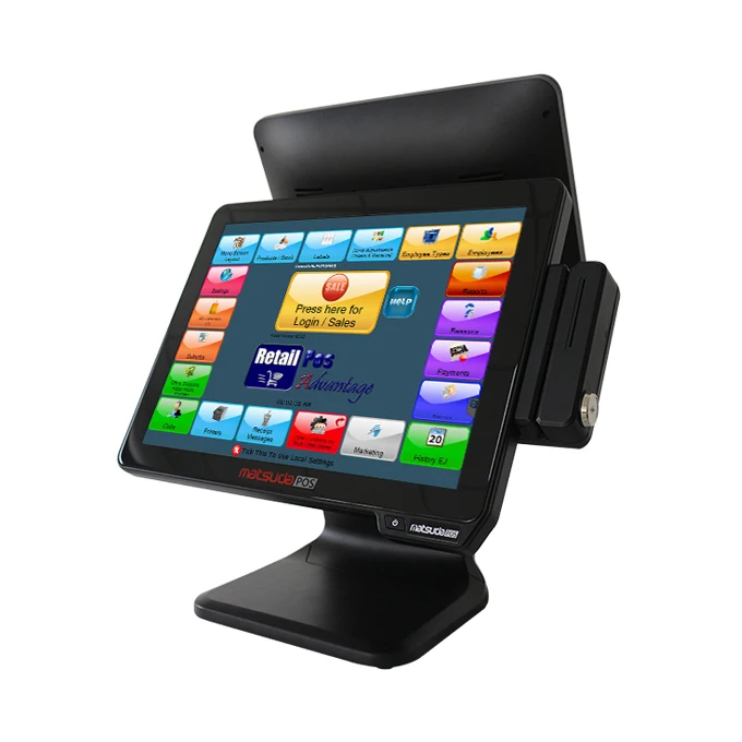 electronic cash register with scanner