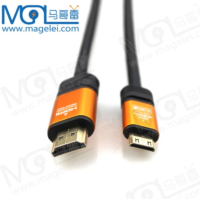 1.5M Mini HDMI to HDMI kabel Cable for 4K 3D 19+1 AWG Pure Copper Cord - ANKUX.COM