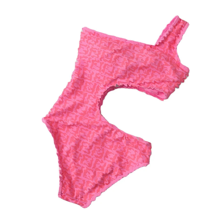 Stock One Shoulder Swimming Costume Cut Out Monokini Famous Design Swimsuit Name Brand Print Sexy Women One Piece Swimwear
Stock One Shoulder Swimming Costume Cut Out Monokini Famous Design Swimsuit Name Brand Print Sexy Women One Piece Swimwear