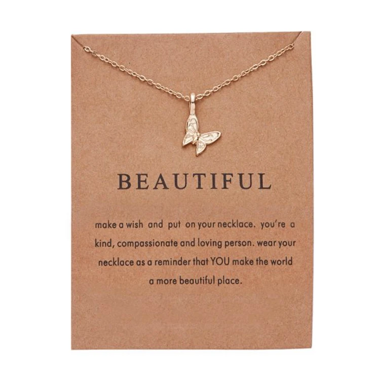 Fashion Beautiful Wish Card Gold Choker Girl Jewelry Gift Circle Leaf Wings Butterfly Pendant Women Necklace
Fashion Beautiful Wish Card Gold Choker Girl Jewelry Gift Circle Leaf Wings Butterfly Pendant Women Necklace