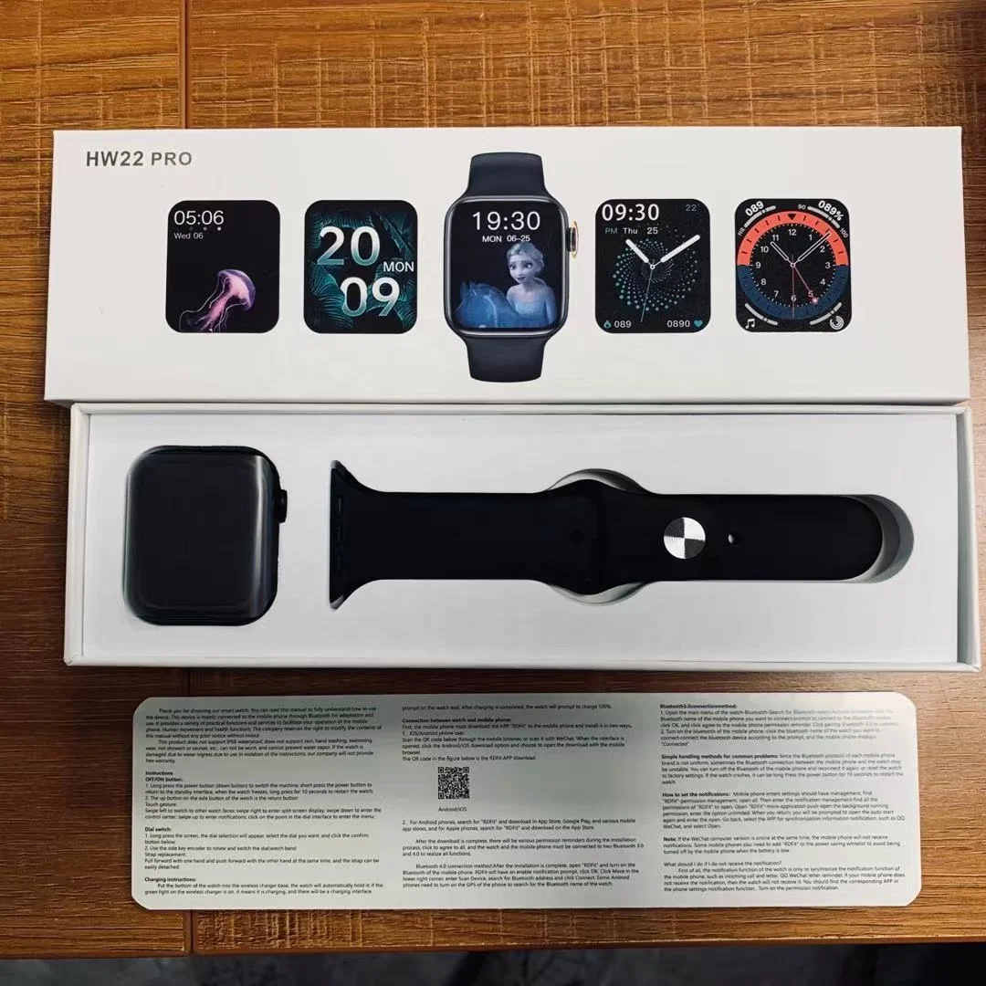 New Arrival HW22 Pro Smart Watch Series 6 with Dual Button Support Wireless Charge Fitness Band Smart Watch HW22Pro, Black white pink red blue
New Arrival HW22 Pro Smart Watch Series 6 with Dual Button Support Wireless Charge Fitness Band Smart Watch HW22Pro, Black white pink red blue