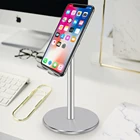 Universal Aluminum Cell Phone Tablet Holder Adjustable Desktop Stand For Most Iphone Android