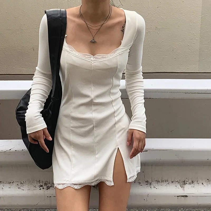 2020 new arrivals spring collection square collar long sleeves knitted women casual dresses
2020 new arrivals spring collection square collar long sleeves knitted women casual dresses