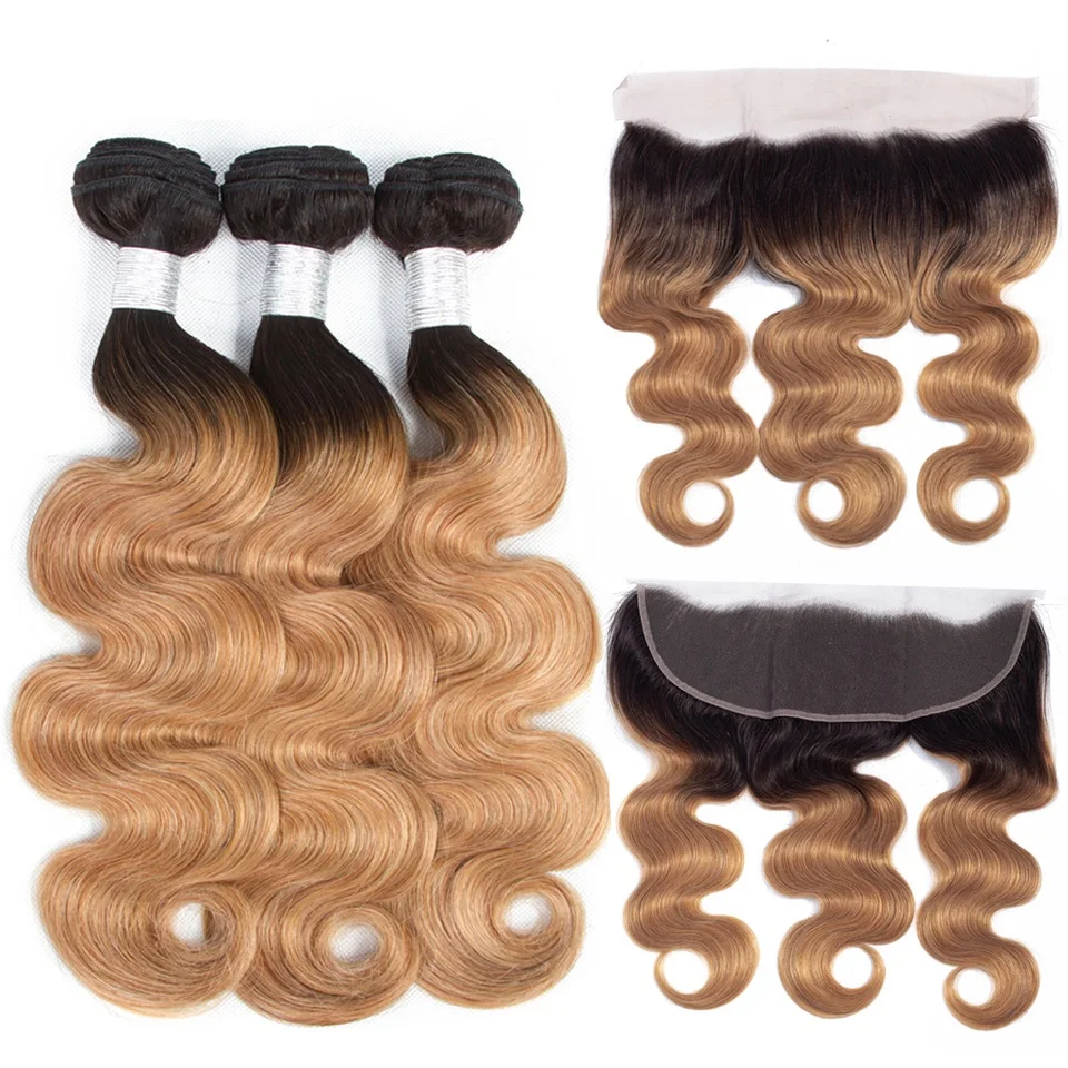 Ombre Blonde 8A Grade Virgin Brazilian Body Wave Hair Weaves With Frontal, Wholesale Cuticle Align Hair Vendors
Ombre Blonde 8A Grade Virgin Brazilian Body Wave Hair Weaves With Frontal, Wholesale Cuticle Align Hair Vendors