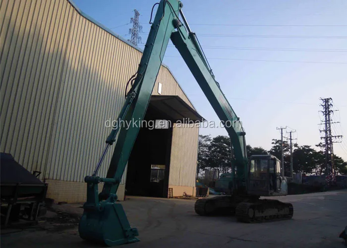 18 Meters Total Length Long Reach Boom for Kobelco SK330 with Max Reach Distance 17600 mm