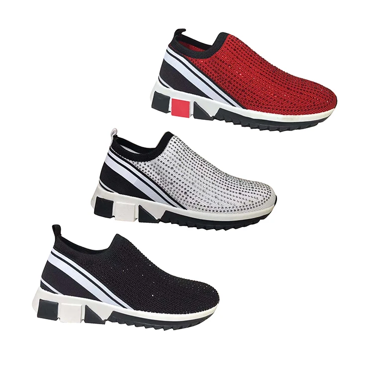 US Stock New Women's Flat Elastic Mesh Fashion Sneakers Ladies Fashion Running Sports Sneakers Casual Shoes for Women and Ladies, Black/red/white
US Stock New Women's Flat Elastic Mesh Fashion Sneakers Ladies Fashion Running Sports Sneakers Casual Shoes for Women and Ladies, Black/red/white