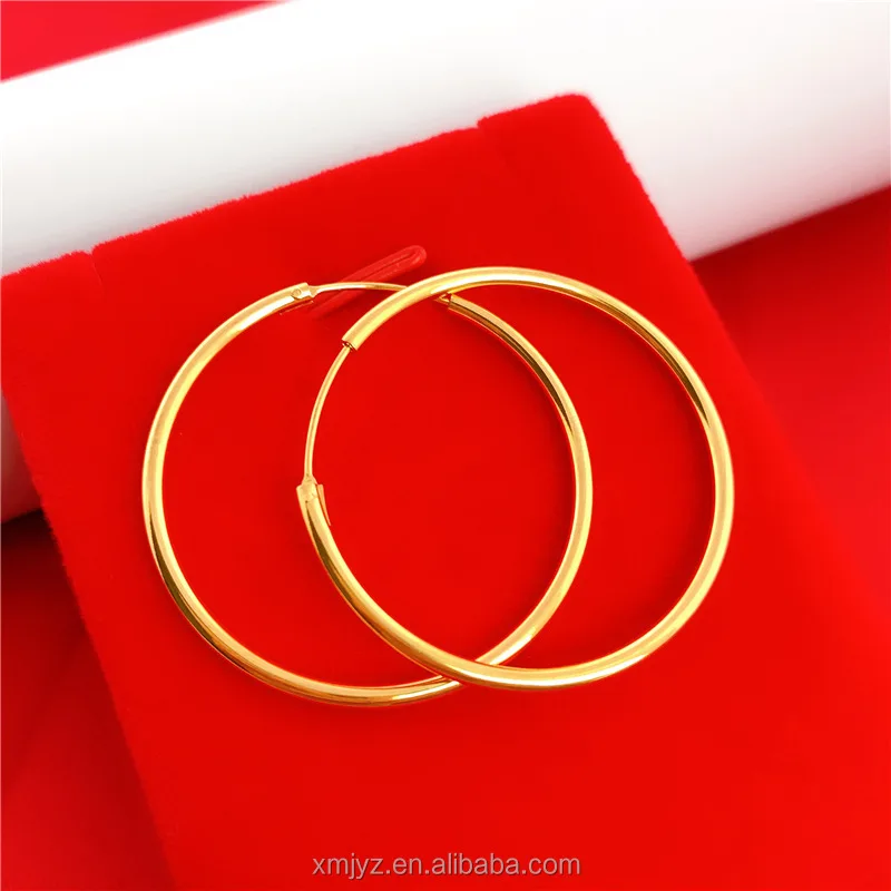 Long-Lasting Color Brass Gold-Plated Color Preservation Vietnam Sand Gold Frosted Smooth Earrings Earrings Jewelry Wholesale
Long-Lasting Color Brass Gold-Plated Color Preservation Vietnam Sand Gold Frosted Smooth Earrings Earrings Jewelry Wholesale