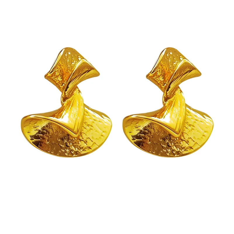 Fashion Jewelry K Gold Color Small Clips Earrings Copper Alloy Skirt Stud Earring For Women Wholesale
Fashion Jewelry K Gold Color Small Clips Earrings Copper Alloy Skirt Stud Earring For Women Wholesale