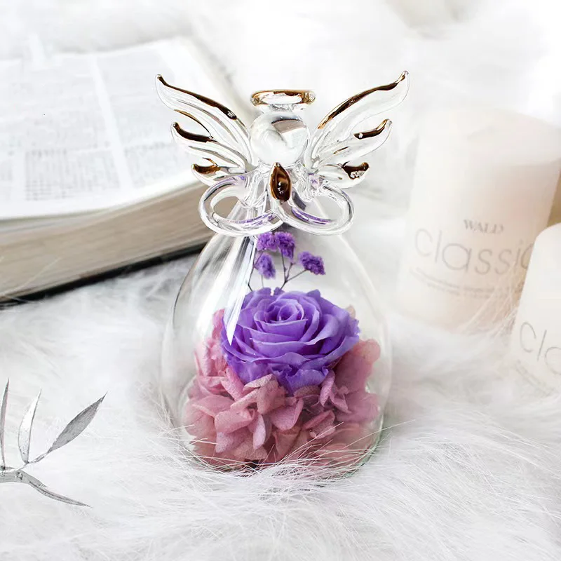 2022 New trend popular hot selling preserved flower preserved real rose in angel glass for gift
2022 New trend popular hot selling preserved flower preserved real rose in angel glass for gift