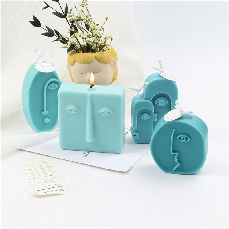 DM328 DIY Handcrafted Geometry Abstract Human Face Scented Soap Molde De Jabone Silicone Candles Melt Molds Supplies
DM328 DIY Handcrafted Geometry Abstract Human Face Scented Soap Molde De Jabone Silicone Candles Melt Molds Supplies
