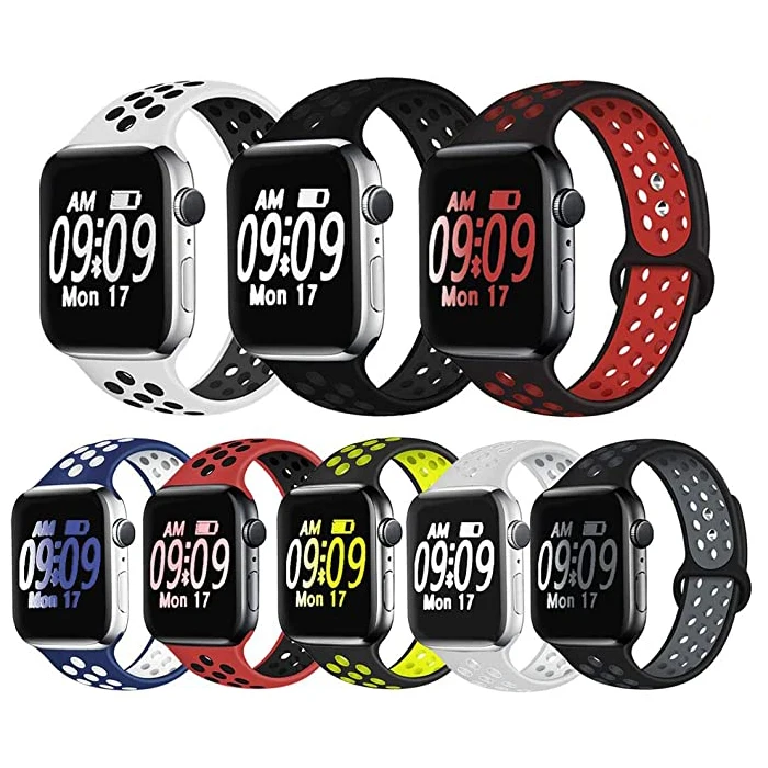 Laudtec Luxury Soft Rubber Silicone Watch Bands For Apple Sports Band Replacement Wristband Strap 38 40 42 44mm Watch Bands 
Laudtec Luxury Soft Rubber Silicone Watch Bands For Apple Sports Band Replacement Wristband Strap 38 40 42 44mm Watch Bands