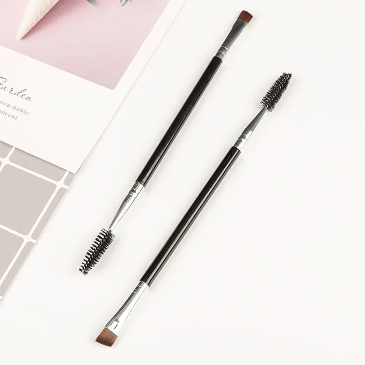 Factory Price 1 PCS Makeup Brush Double Eyebrow Comb and Eyebrow Brush, Black handle
Factory Price 1 PCS Makeup Brush Double Eyebrow Comb and Eyebrow Brush, Black handle