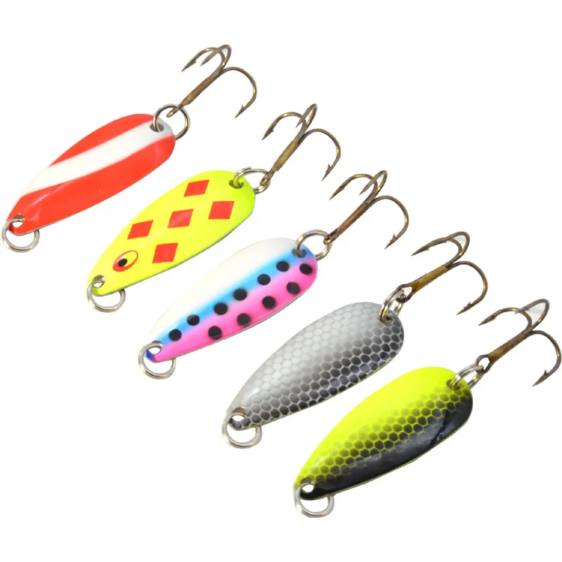 Fishing Lure suppliers metal hard lure 3.5g 4cm artificial baits spoon fishing tackle, 5 colors
Fishing Lure suppliers metal hard lure 3.5g 4cm artificial baits spoon fishing tackle, 5 colors