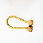cheadp fancy magnetic curtain tiebacks with wood beads wholesale